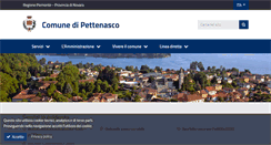 Desktop Screenshot of comune.pettenasco.no.it